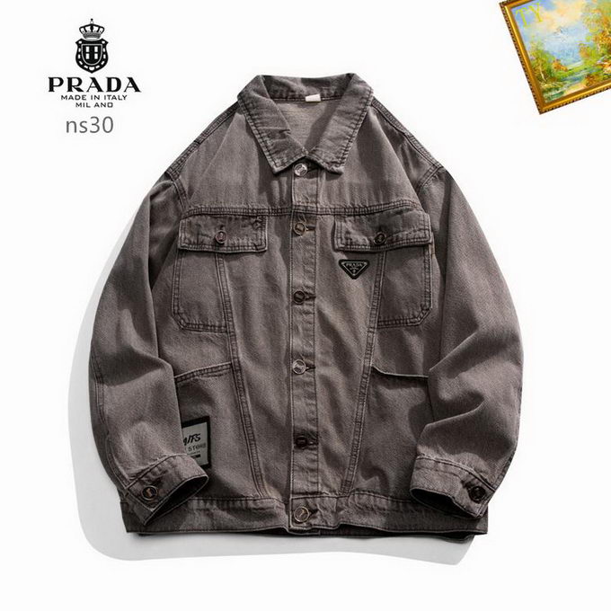 Prada Denim Jacket Mens ID:20250925-54